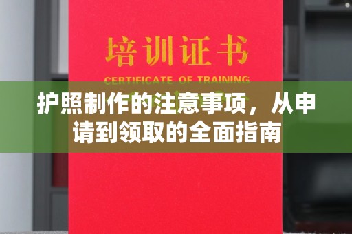 宜昌护照制作的注意事项，从申请到领取的全面指南